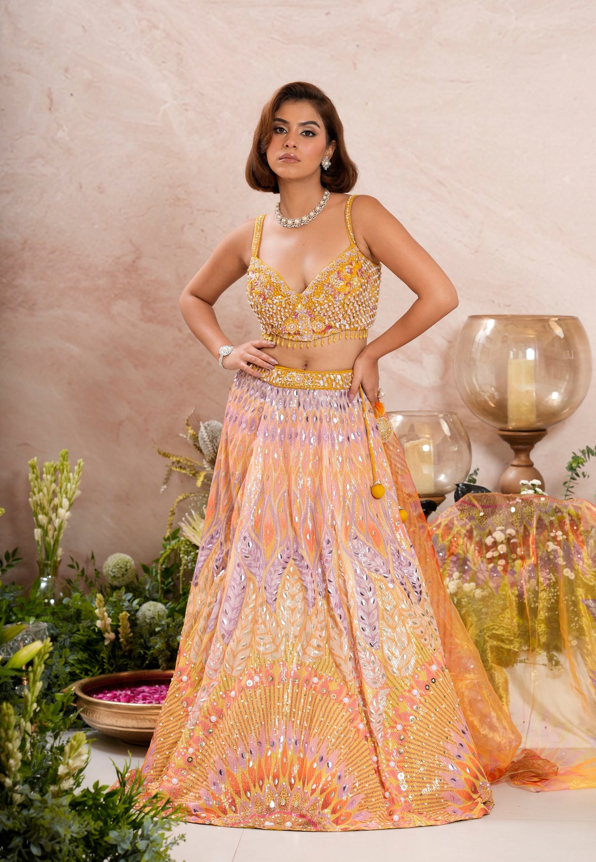 Orange Lehenga