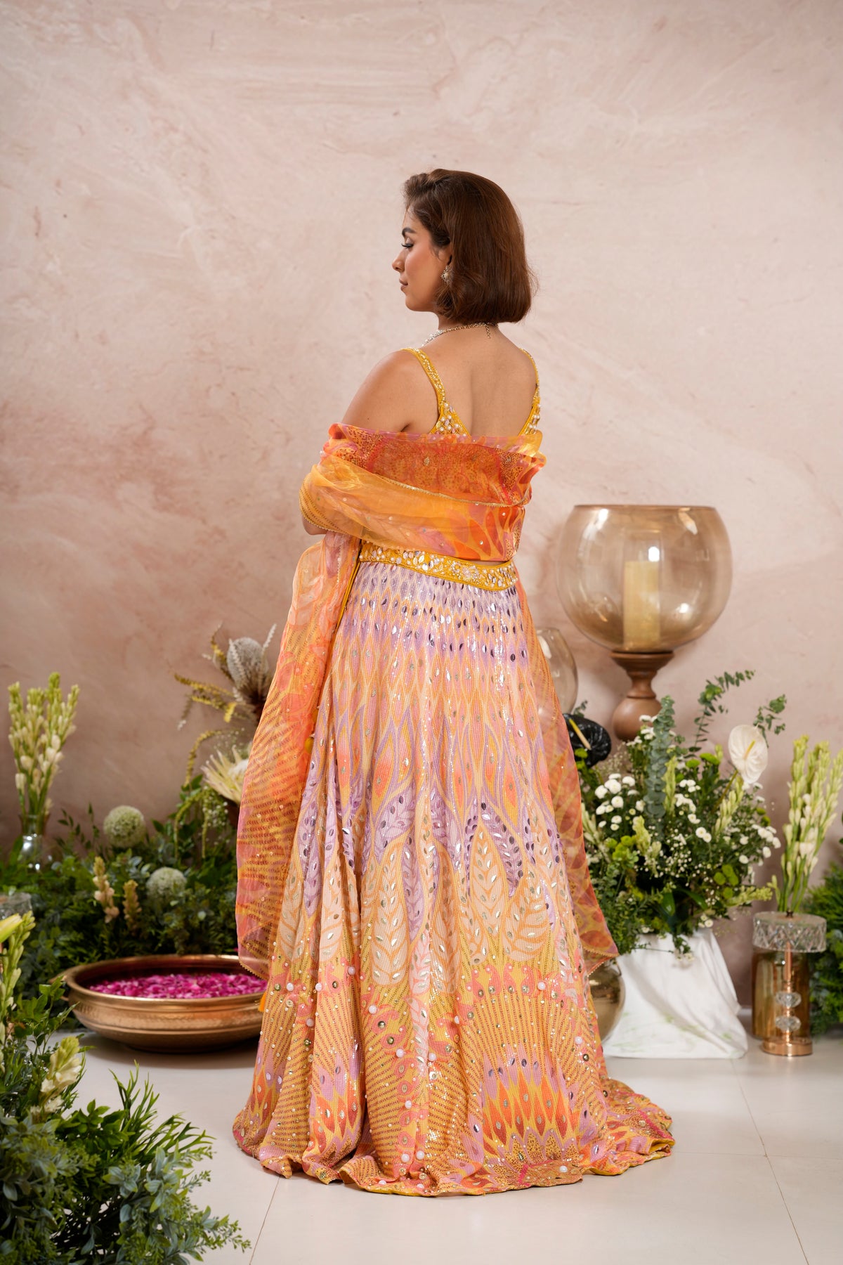 Orange Lehenga
